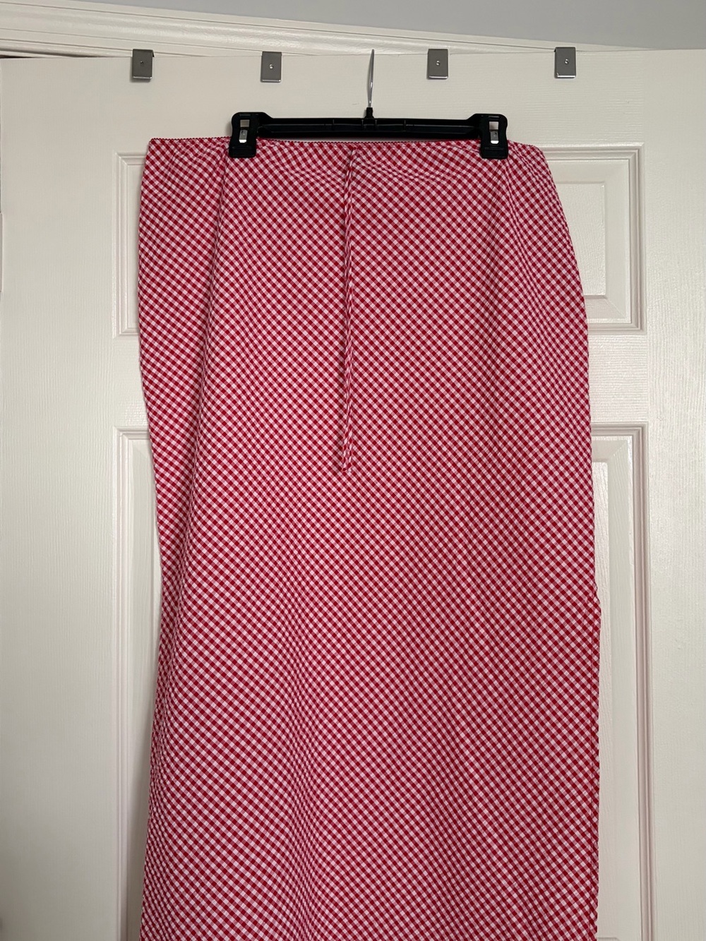 wild fable Red Gingham Maxi Skirt
